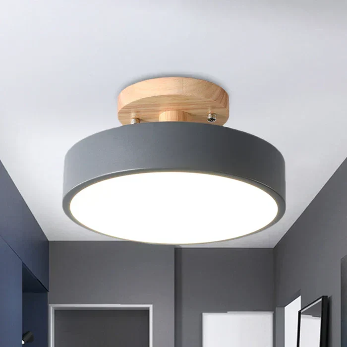 Skandinavisk LED Taklampe - NordWood | Luvikno