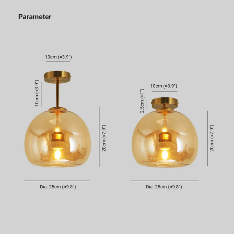 Moderne Rund LED Taklampe - Aurelia | Luvikno