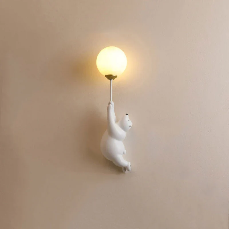 Designer Bear LED Vegglampe - TeddyGlow | Luvikno