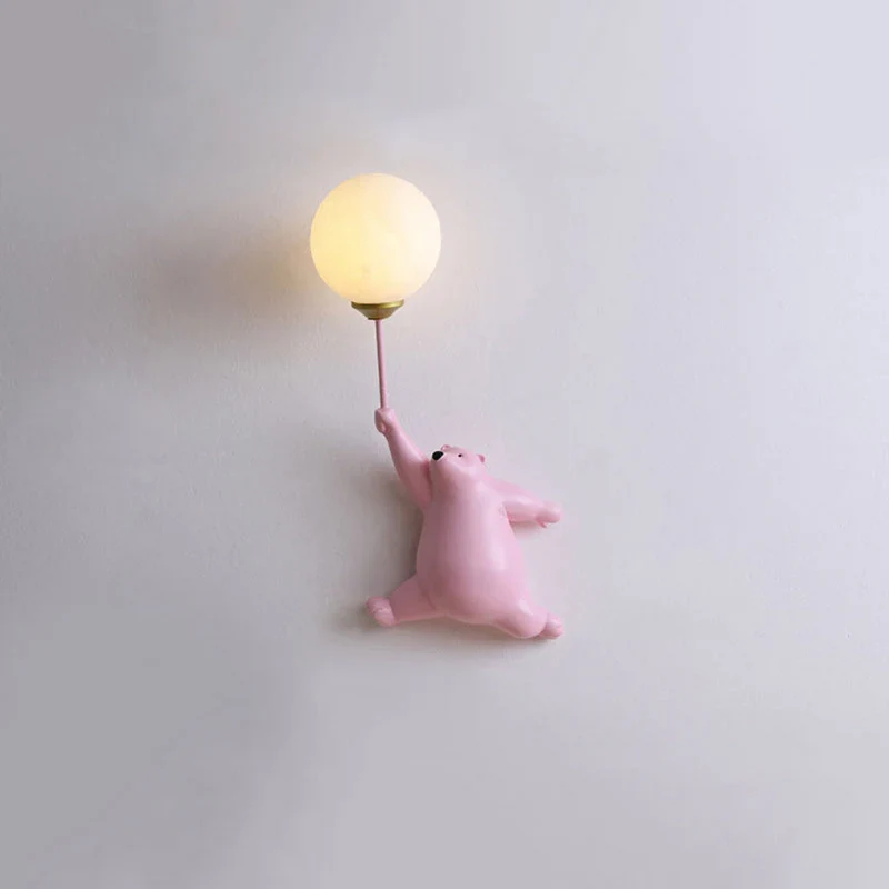 Designer Bear LED Vegglampe - TeddyGlow | Luvikno