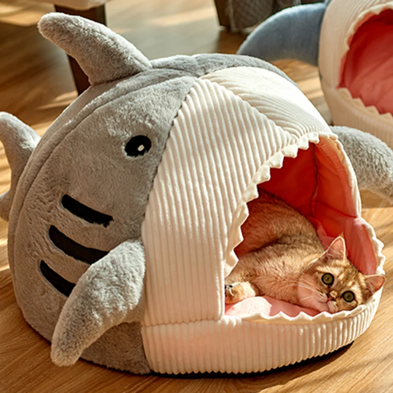 Bærbar Kattgrotta med Varmepute - CozyCave | Luvikno