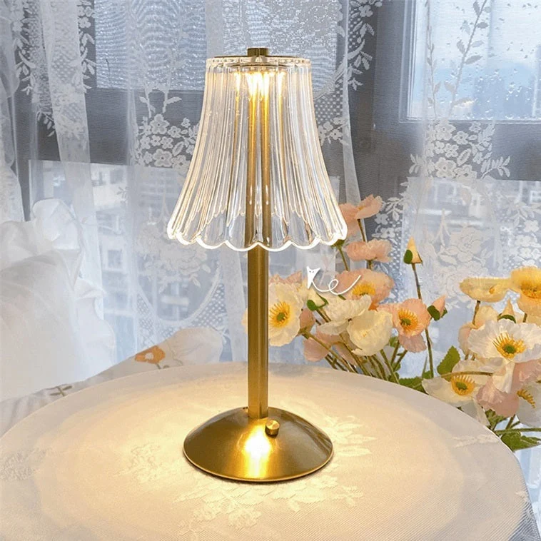 LED Retro Bordlampe USB-oppladbar - BrillianceGlow | Luvikno