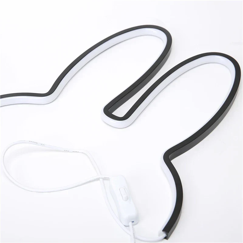 USB Oppladbar Kanin Nattlys med Omgivelsesbelysning - BunnyLight | Luvikno