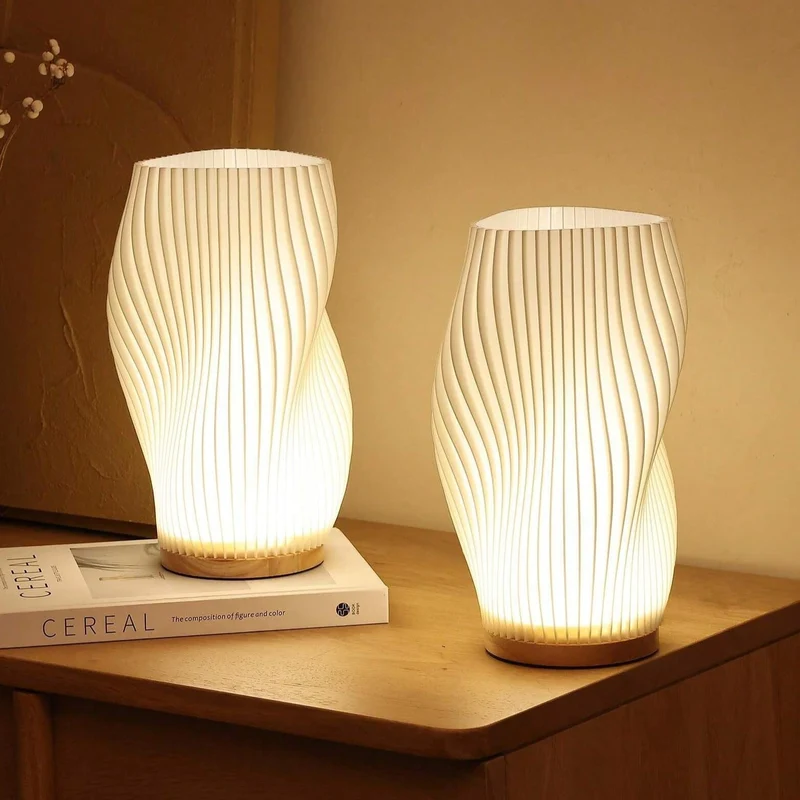 Bølgete Ambient Lampe - Sofia | Luvikno