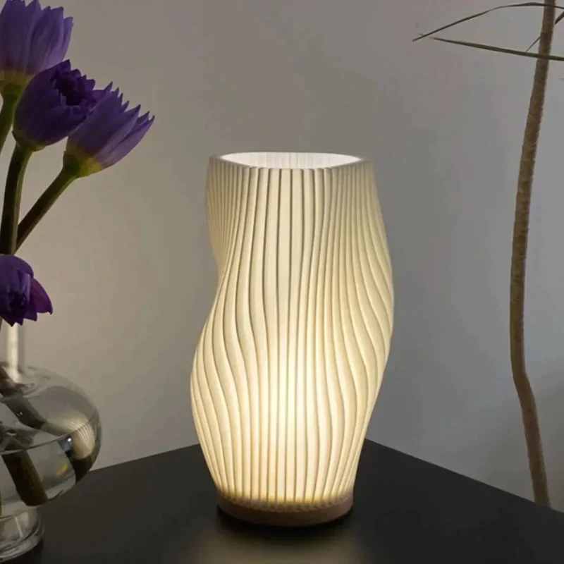 Bølgete Ambient Lampe - Sofia | Luvikno