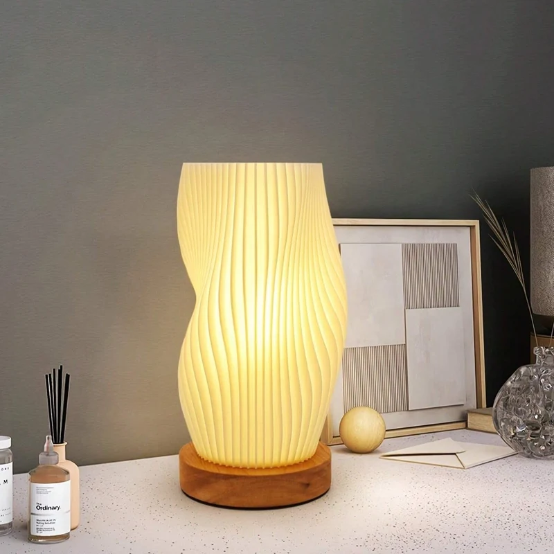 Bølgete Ambient Lampe - Sofia | Luvikno