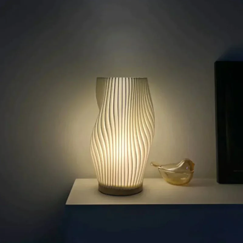 Bølgete Ambient Lampe - Sofia | Luvikno