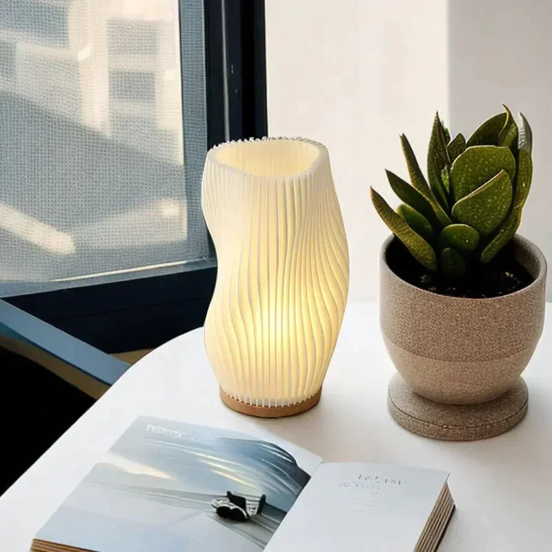 Bølgete Ambient Lampe - Sofia | Luvikno
