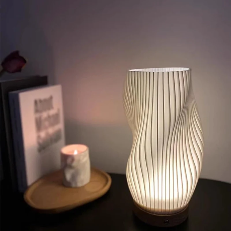 Bølgete Ambient Lampe - Sofia | Luvikno
