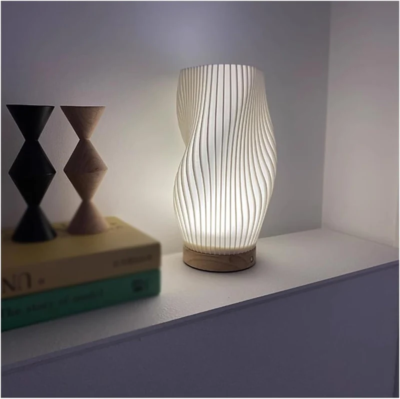 Bølgete Ambient Lampe - Sofia | Luvikno