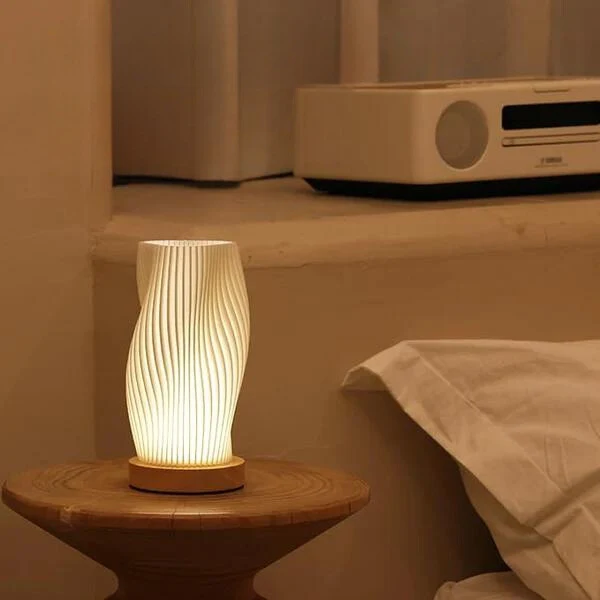 Bølgete Ambient Lampe - Sofia | Luvikno