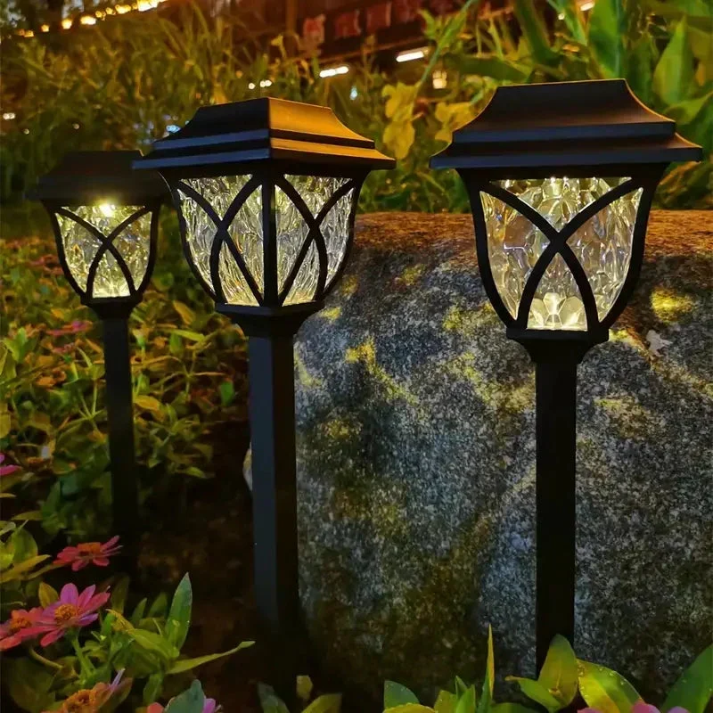 Solar hagebelysning med naturlig fortryllelse - LunaGlow | Luvikno