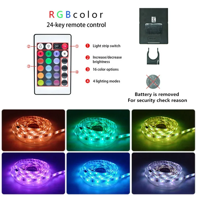 USB LED STRIPE MED FARGEENDRING - RGB LYS FOR ROMDEKORASJON & TV BAKBELYSNING | Luvikno