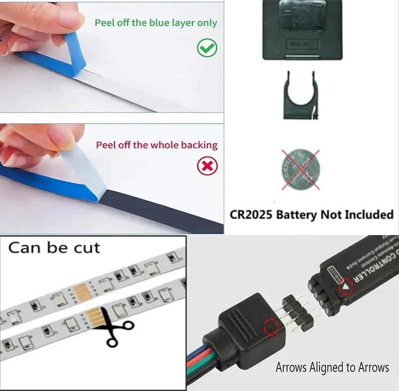 USB LED STRIPE MED FARGEENDRING - RGB LYS FOR ROMDEKORASJON & TV BAKBELYSNING | Luvikno