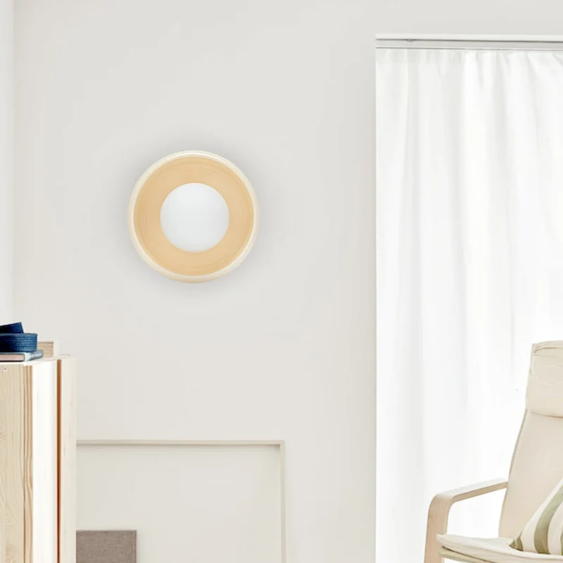 Rund Keramisk Vegglampe - Circo | Luvikno