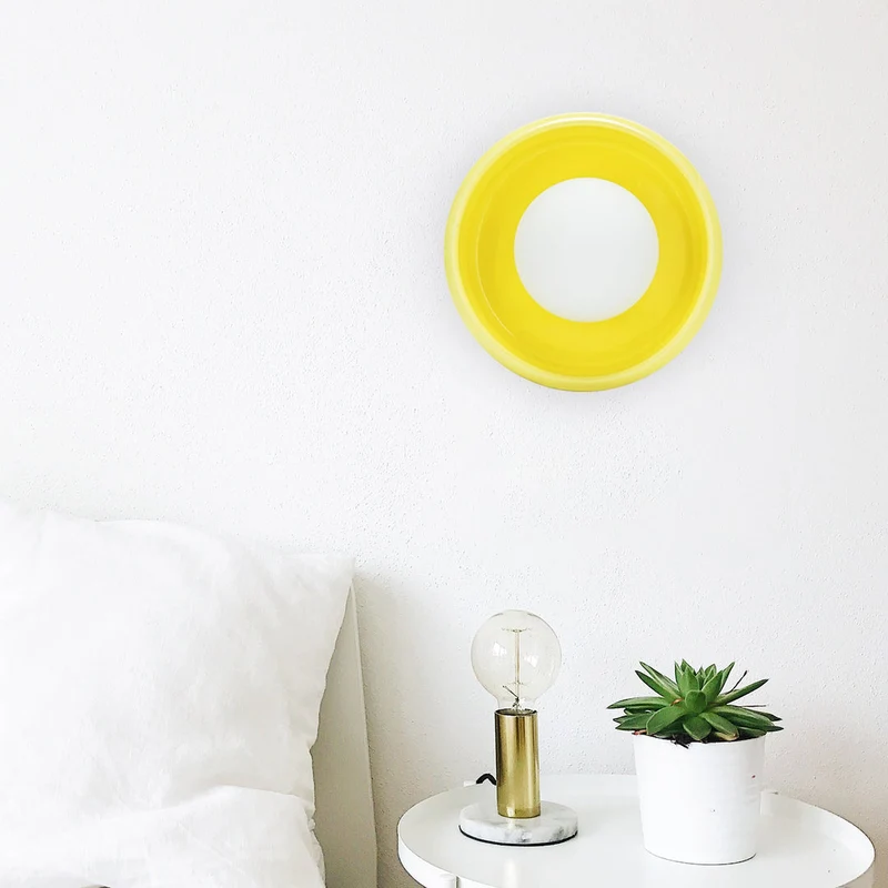 Rund Keramisk Vegglampe - Circo | Luvikno