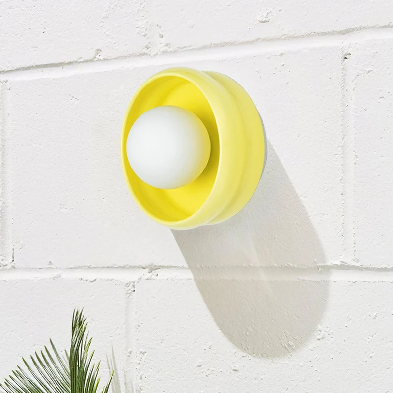 Rund Keramisk Vegglampe - Circo | Luvikno