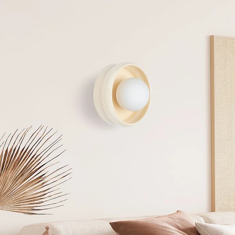 Rund Keramisk Vegglampe - Circo | Luvikno