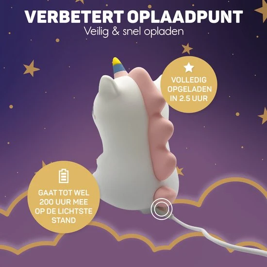 Unicorn Nattlys - DreamCrest | Luvikno