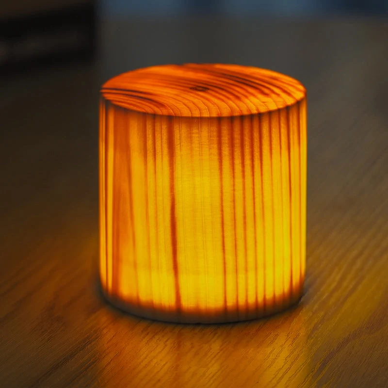 Stilig LED Bordlampe - WoodGlow | Luvikno
