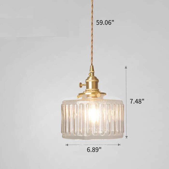 Vintage Crystal Pendant Lamp - Celeste | Luvikno