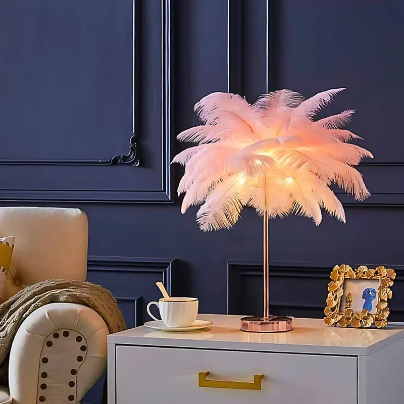 Atmosfærisk Fjær Palm Tre Lamp - LumaPalm | Luvikno