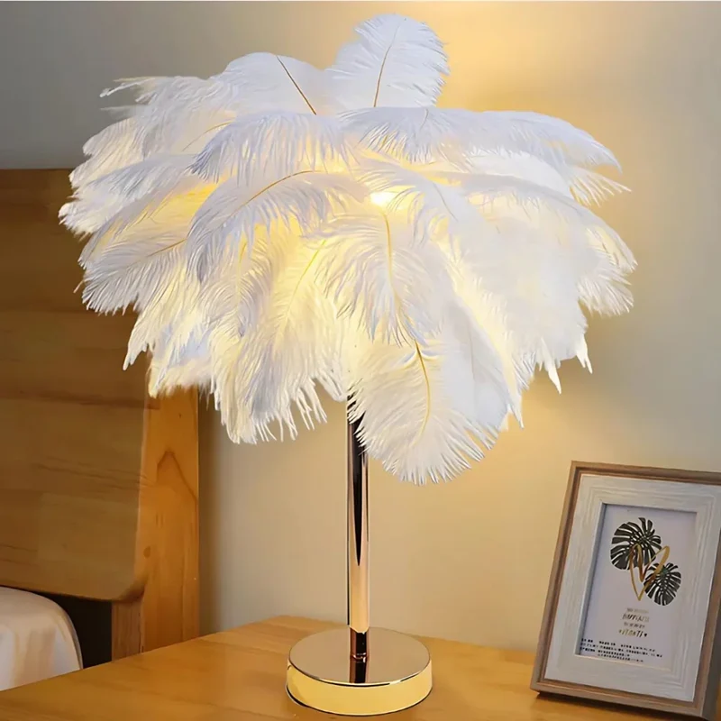 Atmosfærisk Fjær Palm Tre Lamp - LumaPalm | Luvikno