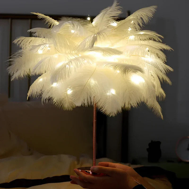 Atmosfærisk Fjær Palm Tre Lamp - LumaPalm | Luvikno