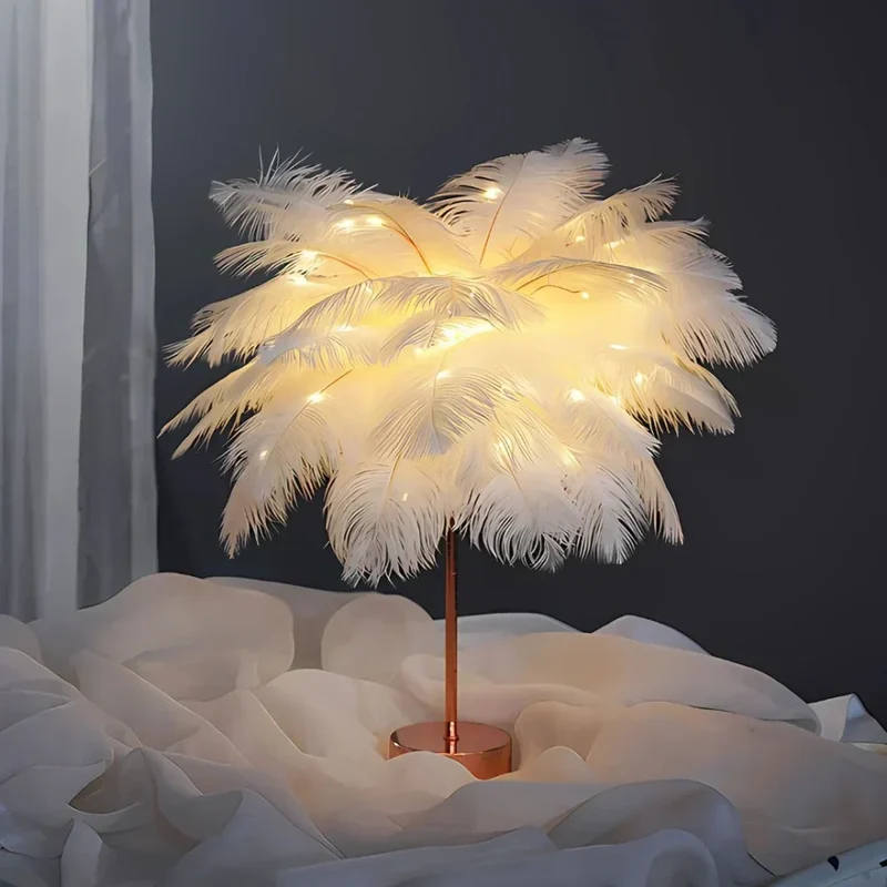 Atmosfærisk Fjær Palm Tre Lamp - LumaPalm | Luvikno