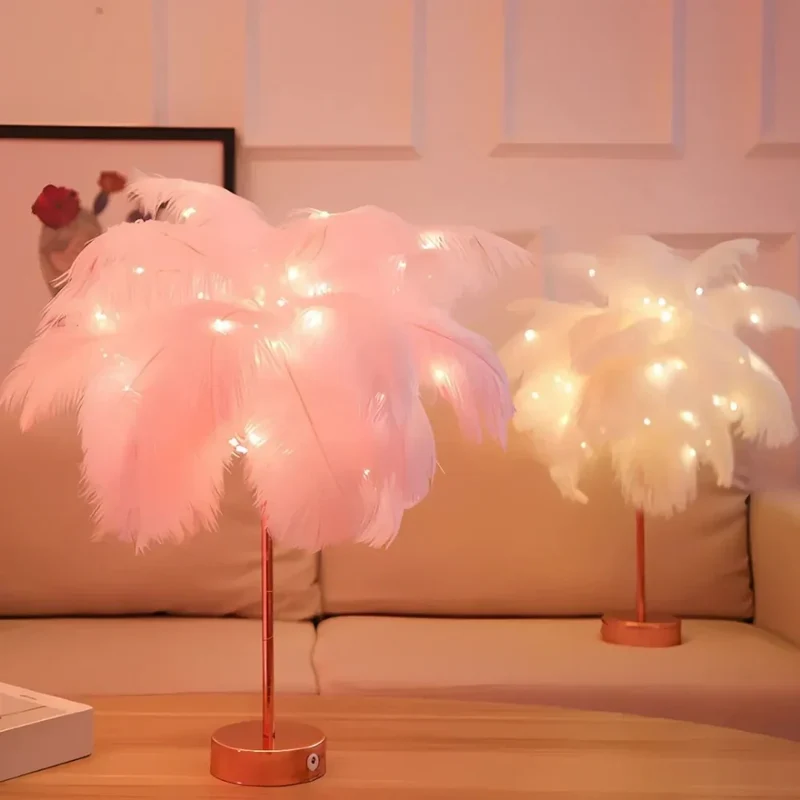 Atmosfærisk Fjær Palm Tre Lamp - LumaPalm | Luvikno