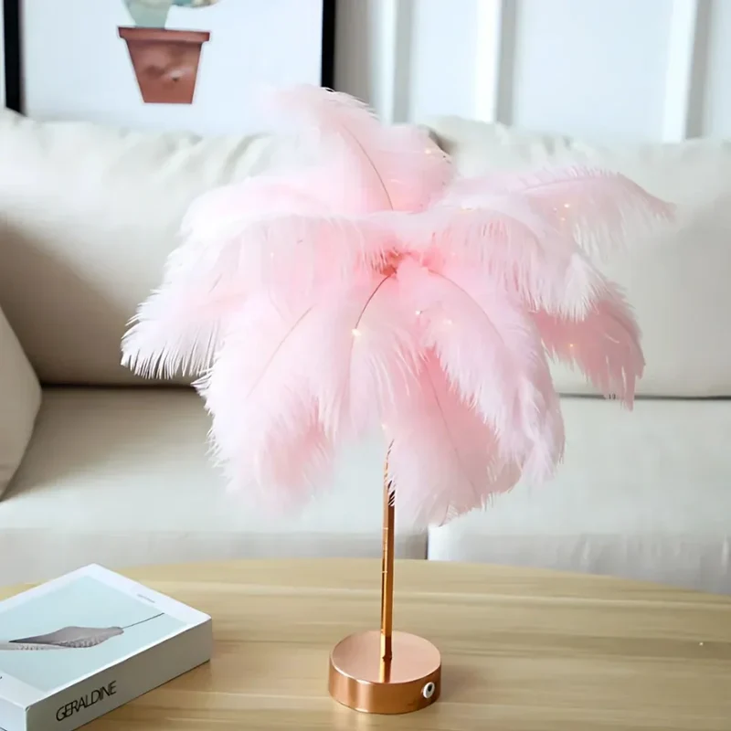 Atmosfærisk Fjær Palm Tre Lamp - LumaPalm | Luvikno