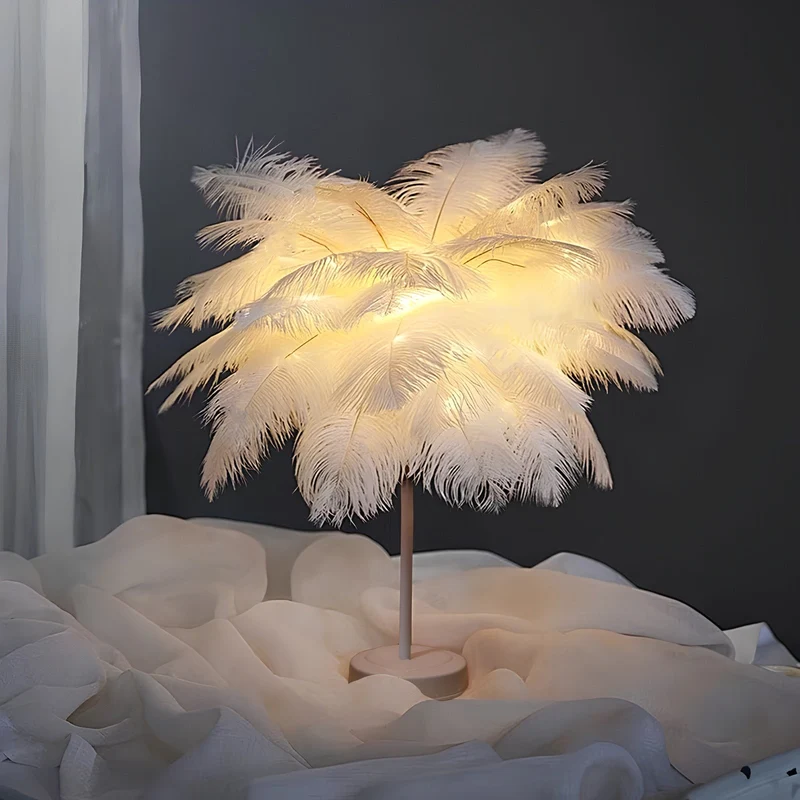 Atmosfærisk Fjær Palm Tre Lamp - LumaPalm | Luvikno