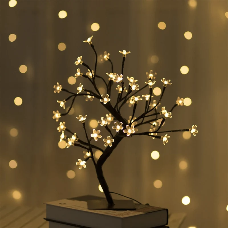 Belyst Kirsebærblomsttre - LumiBlossom | Luvikno