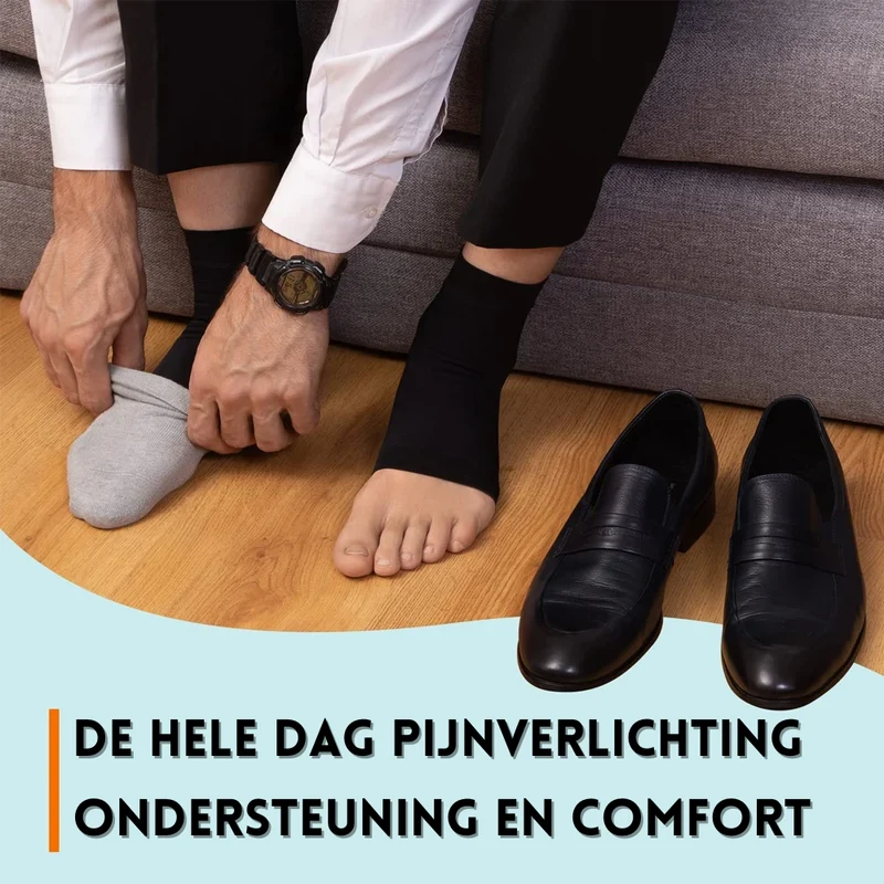 Komprimerende ankel sokker for nevropati - AnkleSupport Pro | Luvikno