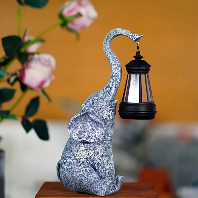 Atmosfærisk Sol Lampe for Hagen - Elefant Glød | Luvikno