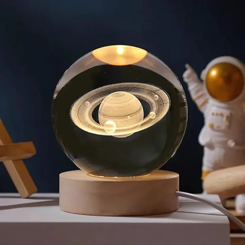 3D Gravert Krystall Sylinder - Celestia | Luvikno