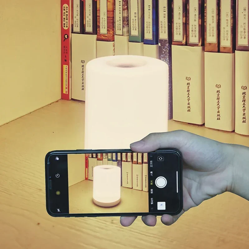 Dimmbar LED Bordlampe med USB-port - GlowEase | Luvikno