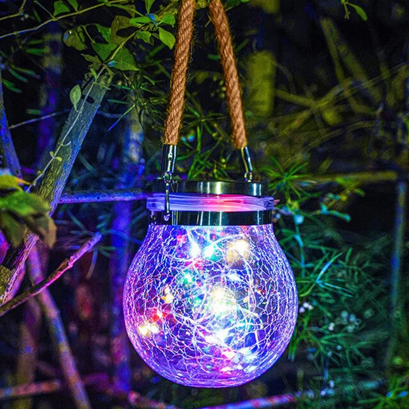 Solar Mason Jar Lamp - Lunara | Luvikno