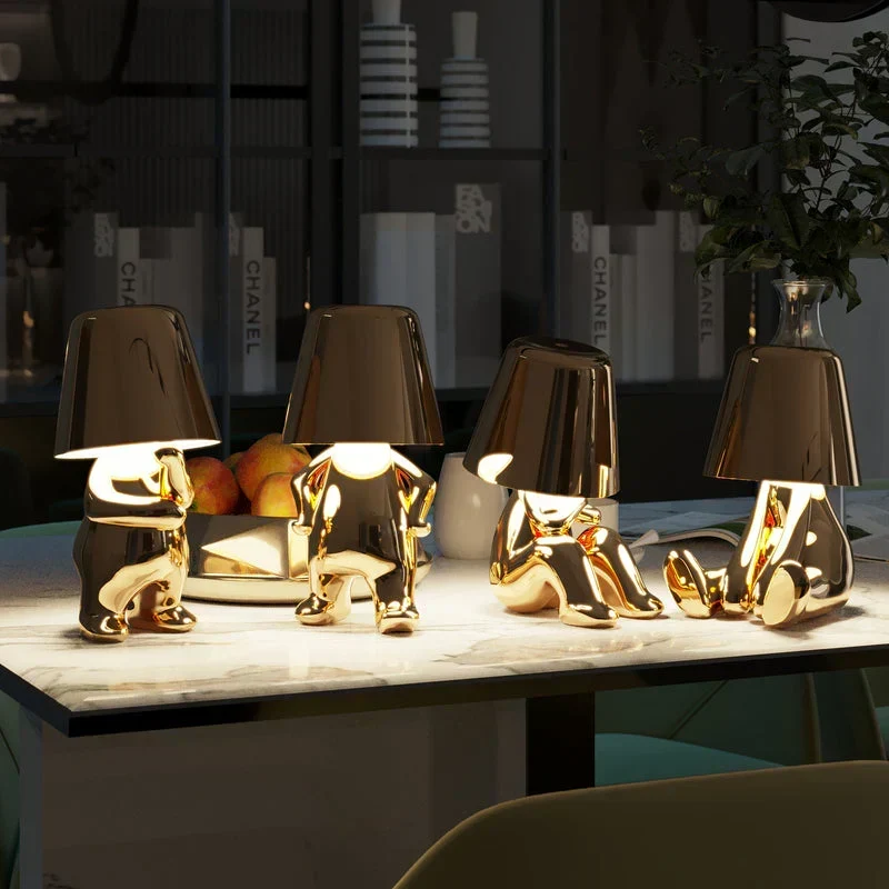 Lekende Dimmbar Bordlampe - LumoPals | Luvikno