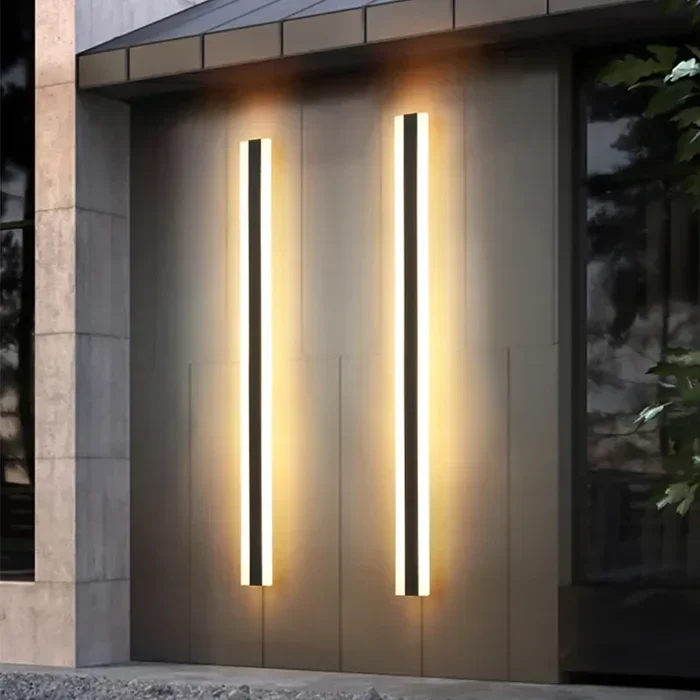 Værbestandig utendørs vegglampe - RainGuard-lampe | Luvikno