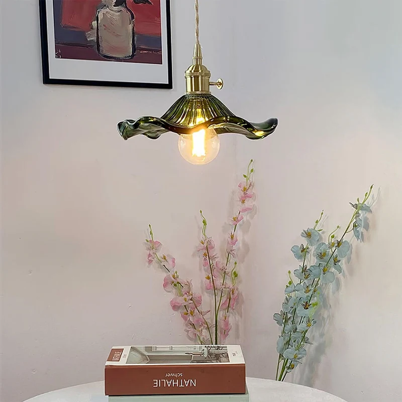 Trendy Hibiscus Flower Pendant Lamp - FlowerLite | Luvikno