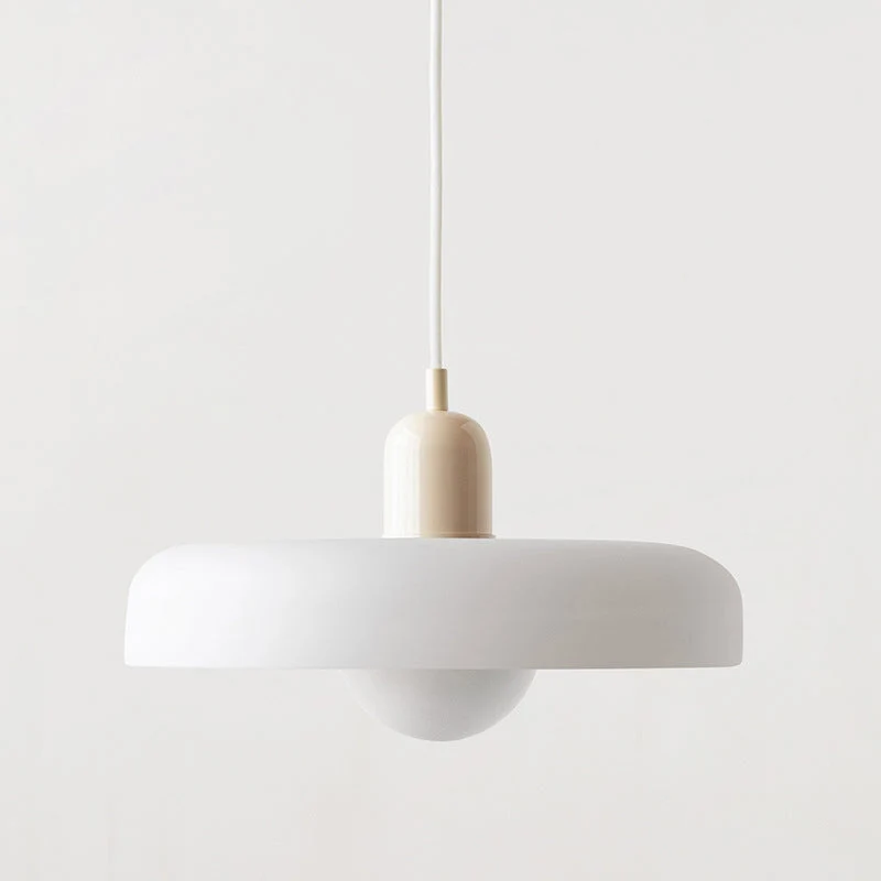 Farget glass pendellampe - BauLume | Luvikno