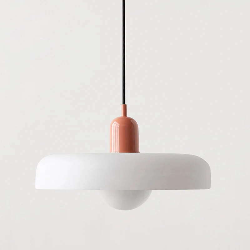 Farget glass pendellampe - BauLume | Luvikno
