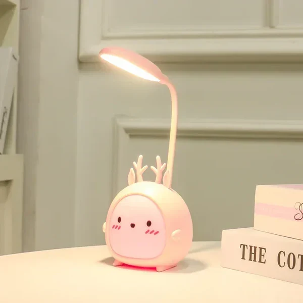 Barnas lese lampe med øyevern og USB nattlys - BrightBuddy | Luvikno