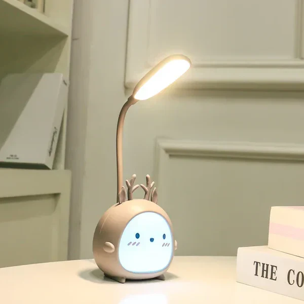 Barnas lese lampe med øyevern og USB nattlys - BrightBuddy | Luvikno