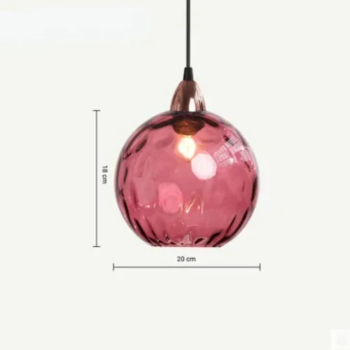 Glass Sphere Pendant Lamp - LumiSphere | Luvikno