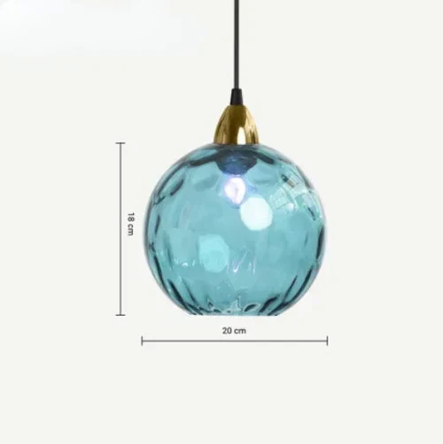 Glass Sphere Pendant Lamp - LumiSphere | Luvikno