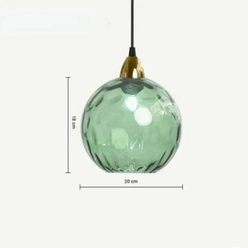 Glass Sphere Pendant Lamp - LumiSphere | Luvikno