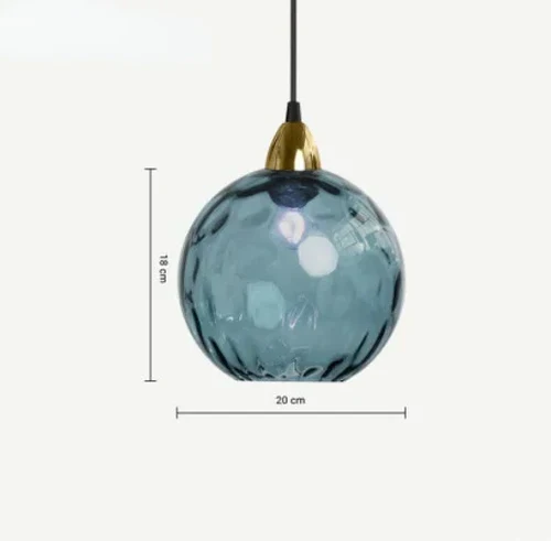 Glass Sphere Pendant Lamp - LumiSphere | Luvikno