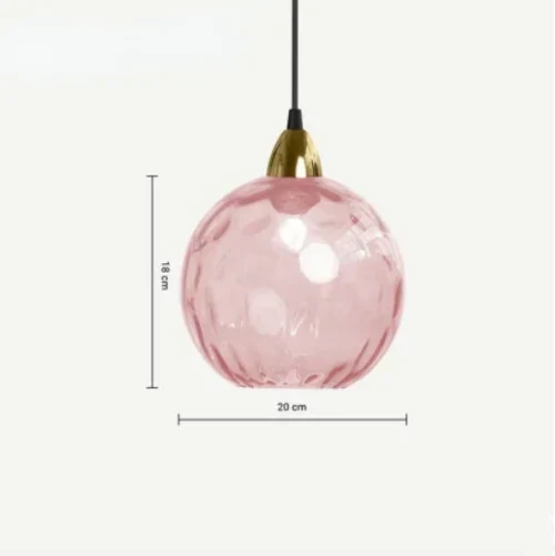 Glass Sphere Pendant Lamp - LumiSphere | Luvikno